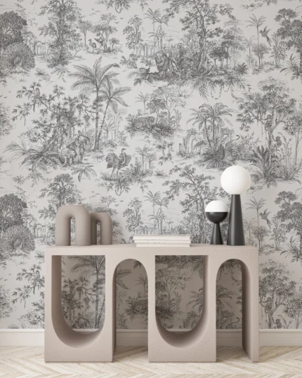 Gray Embossed Wallpaper – Understated Elegance (24207-3)